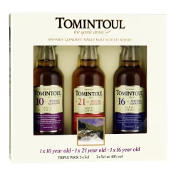 Tomintoul Miniset Whisky 10/16/21 Yrs - Speyside