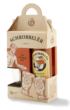 Schrobbelèr Geschenkverpakking Met Tumblerglas