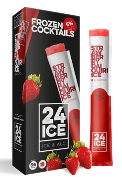 24 ICE Strawberry Daiquiri Ijs Doos 5 Stuks