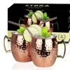 Sybra Moscow Mule Set - 2 Cocktailglazen + RVS Rietjes 2 Sybra Moscow Mule Set - 2 Cocktailglazen + RVS Rietjes -Drankjes Winkel b7ef6130 1314 48e7 b235 0fdd93136545